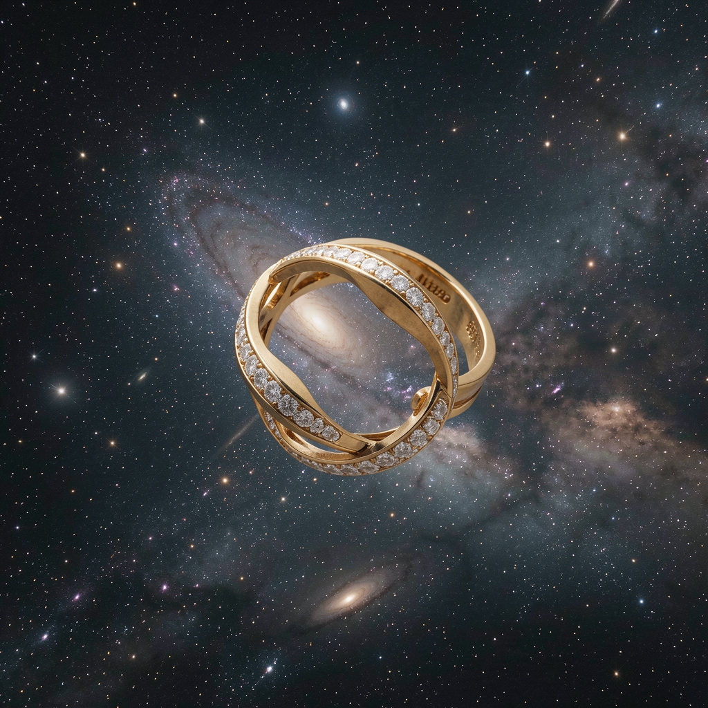 Planeta Saturno con sus anillos fotografiado desde el espacio